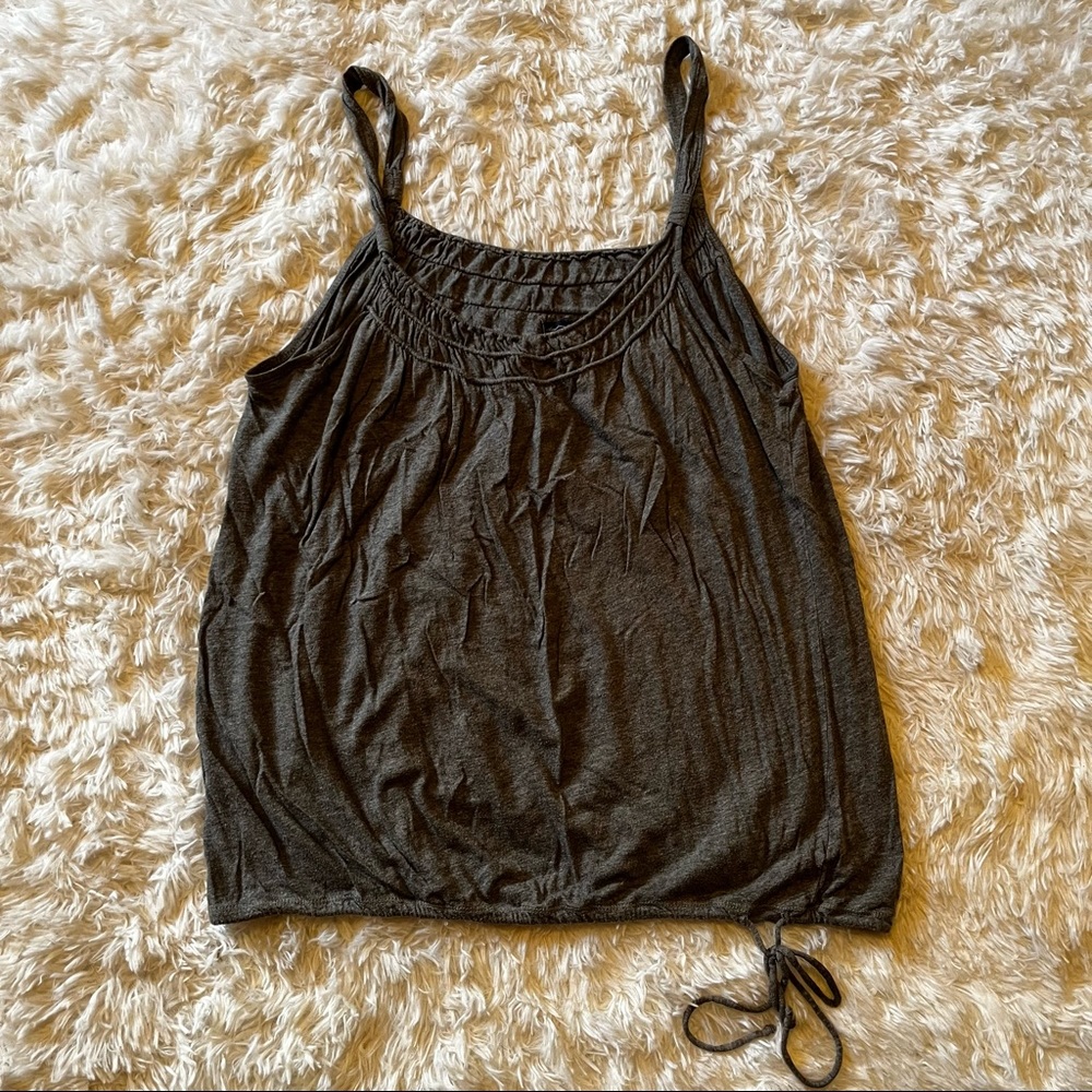 American Eagle Grey Tank Top Size L
